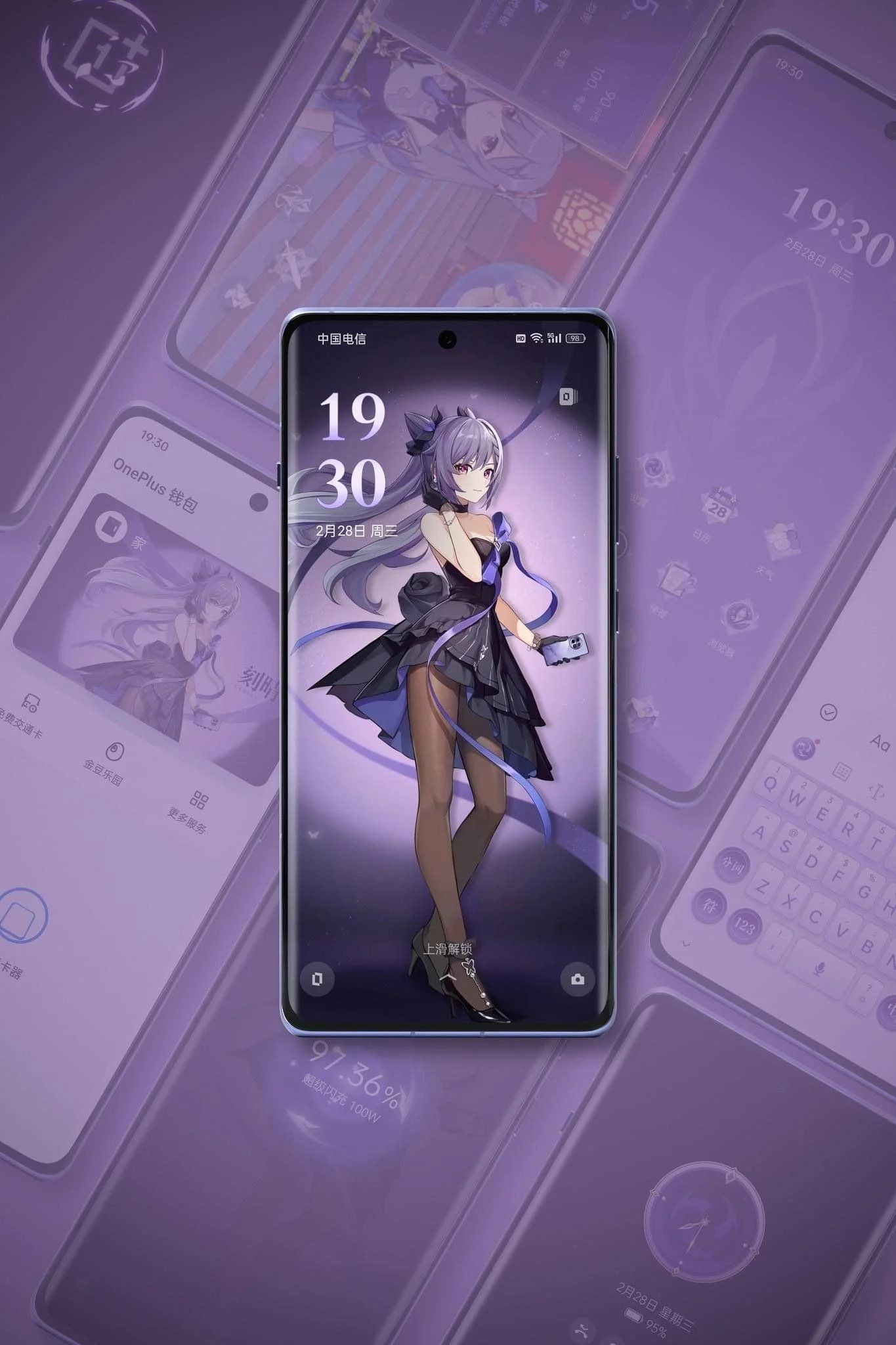 Điện thoại One Plus Ace 3 phiên bản Keqing 16G + 512GB – Genshin Impact