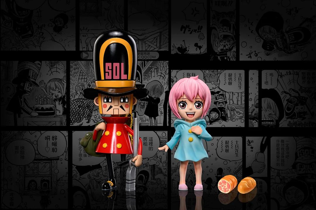 Dressrosa Arc Chú Lính Chì Kyros & Cô Bé Rebecca – ONE PIECE Resin Statue – A Plus Studio