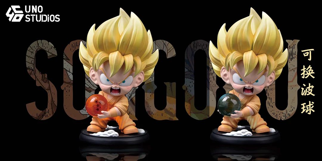 Chibi Ver. Childhood Son Goku – Dragon Ball Resin Statue – UNO Studio