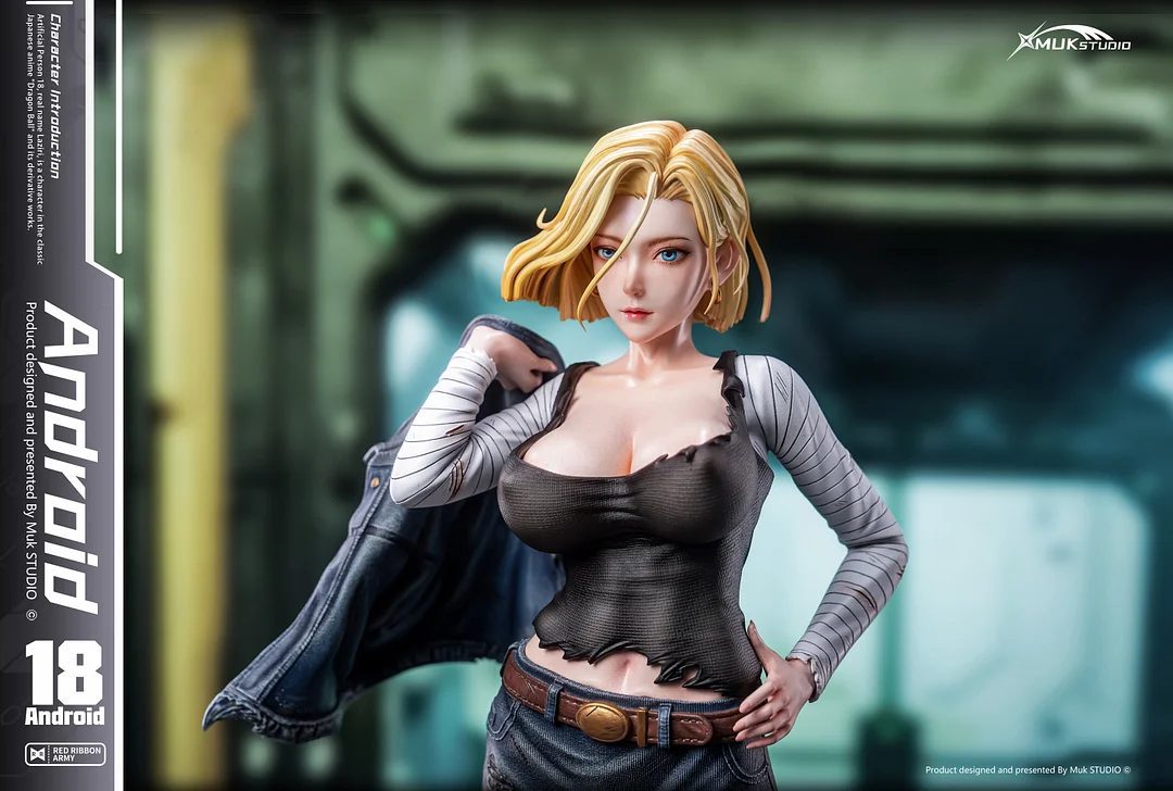 Android 18 có LED – Dragon Ball Resin Statue – MUK Studio