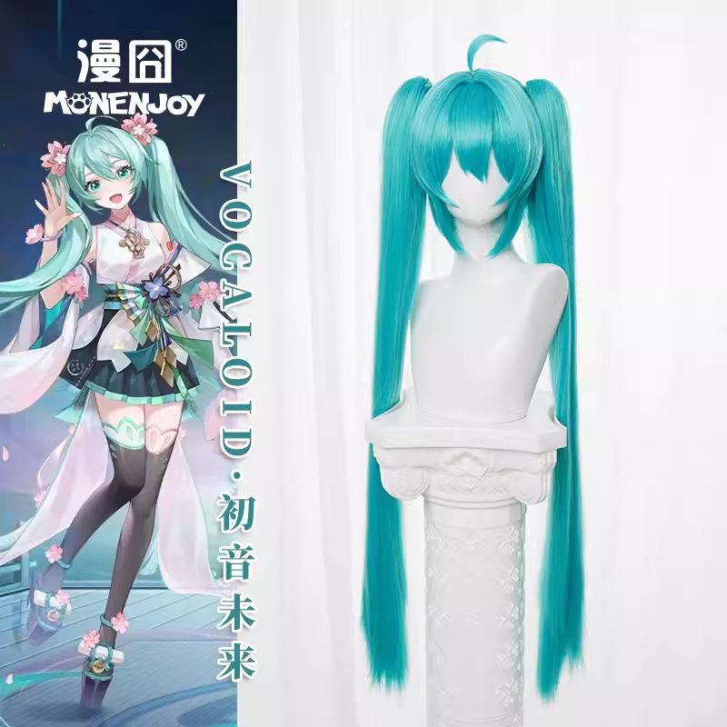 Tóc giả cosplay Hatsune Miku – Vocaloid – Chính hãng Monenjoy