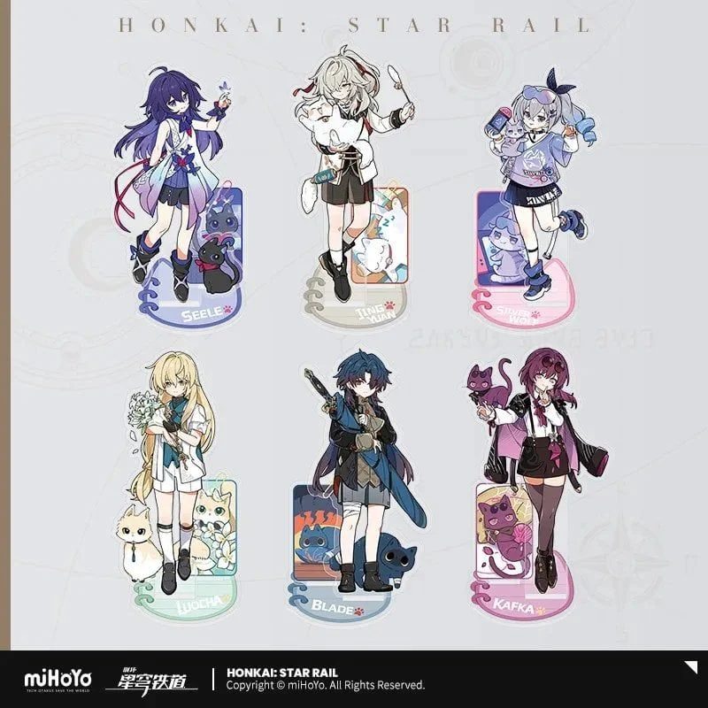 Standee dòng Tiny Cat – Honkai Star Rail – Chính hãng Mihoyo