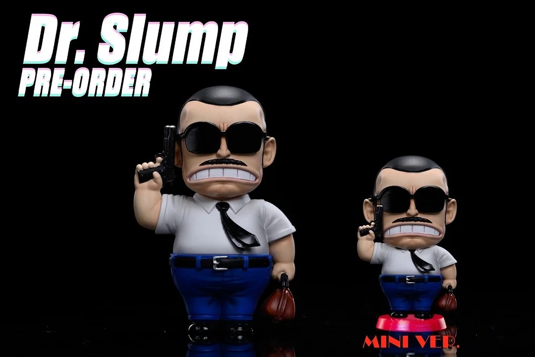 WCF & Mini Scale Penguin Village Series 011 Joe Dunn – Dr. Slump Resin Statue – LeaGue Studio