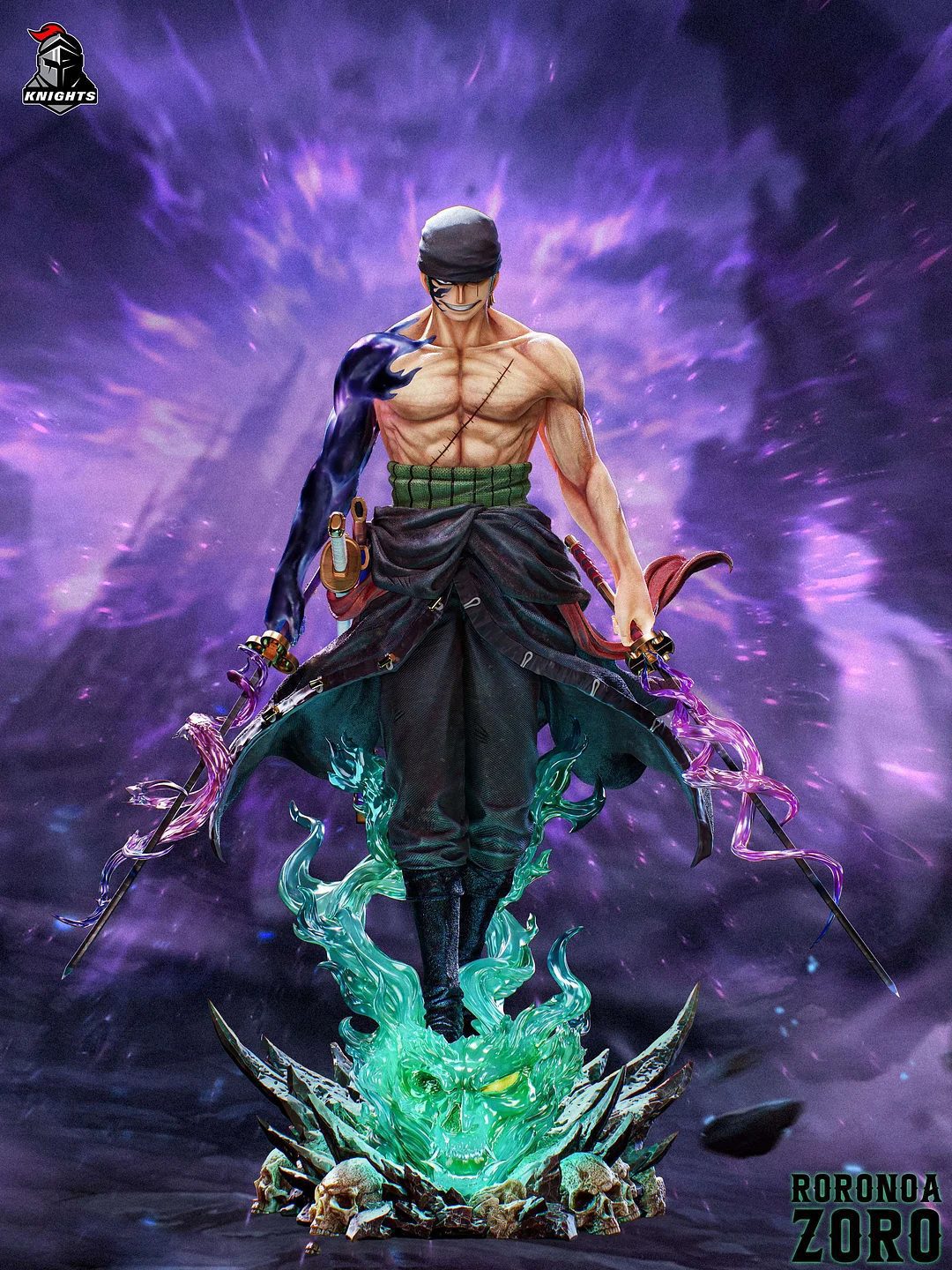 Roronoa Zoro LED – One Piece 1/4 – Temple Studio