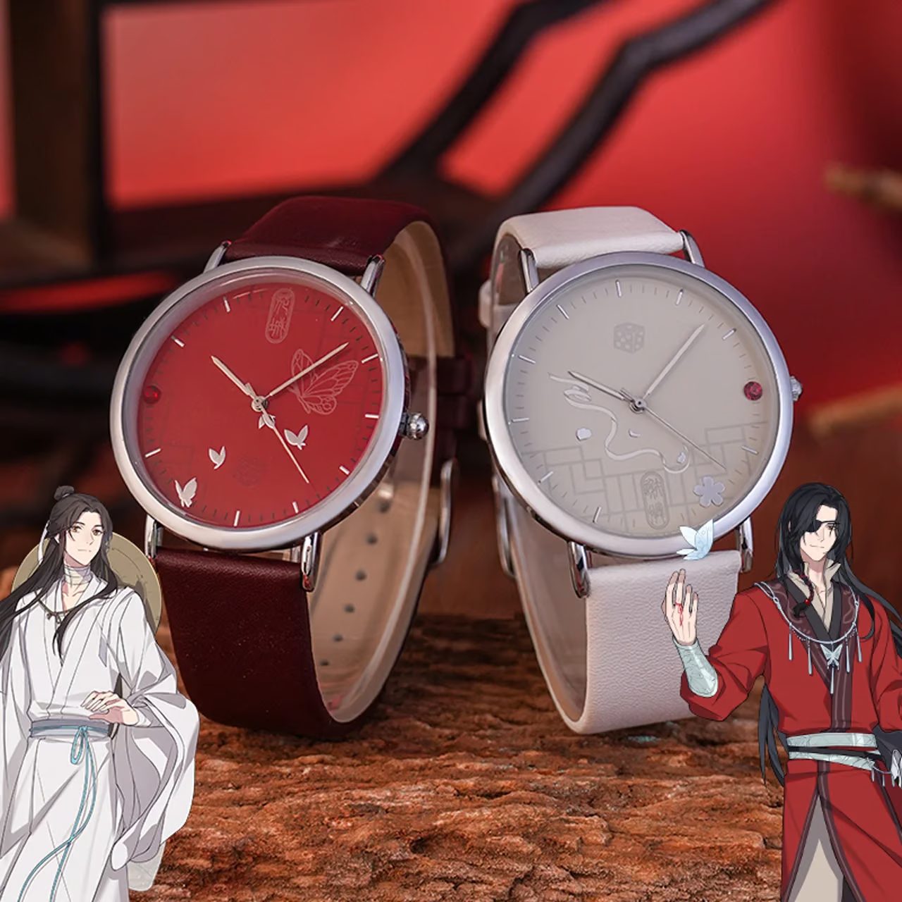 Đồng Hồ Thạch Anh Siêu Mỏng phiên bản Thiên Quan Tứ Phúc – ver Hoa Thành, Tạ Liên – Chính hãng Xingyunshi