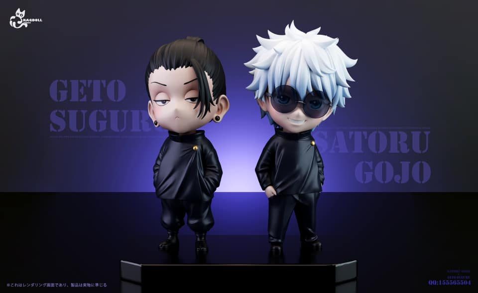 Figure chibi Gojo & Geto – Jujutsu Kaisen – Ragdoll Studio