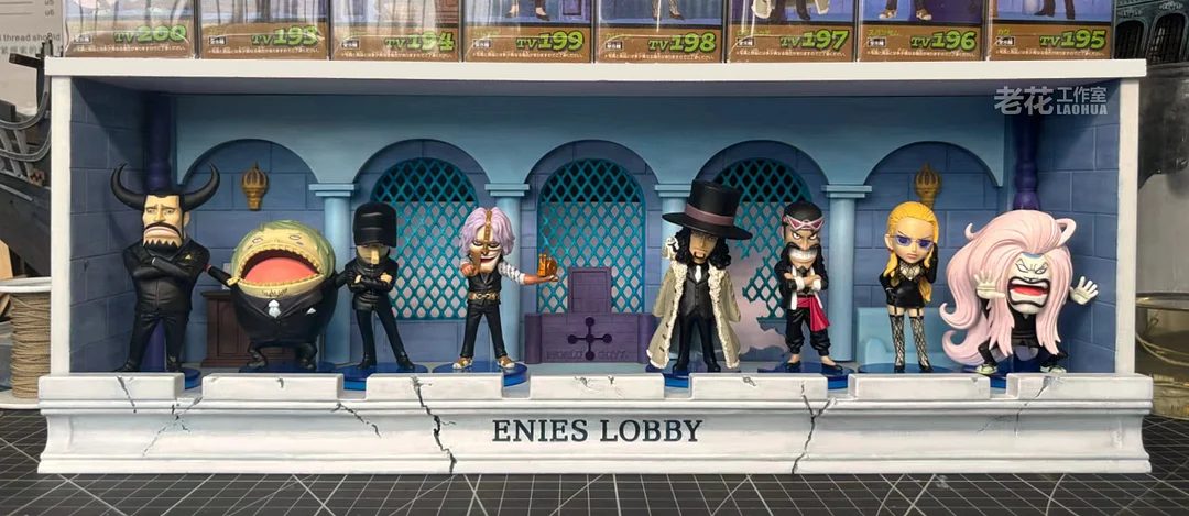 WCF Scale CP9 Enies Lobby Base 2.0 ONLY có LED – ONE PIECE Statue – LAOHUA Studio