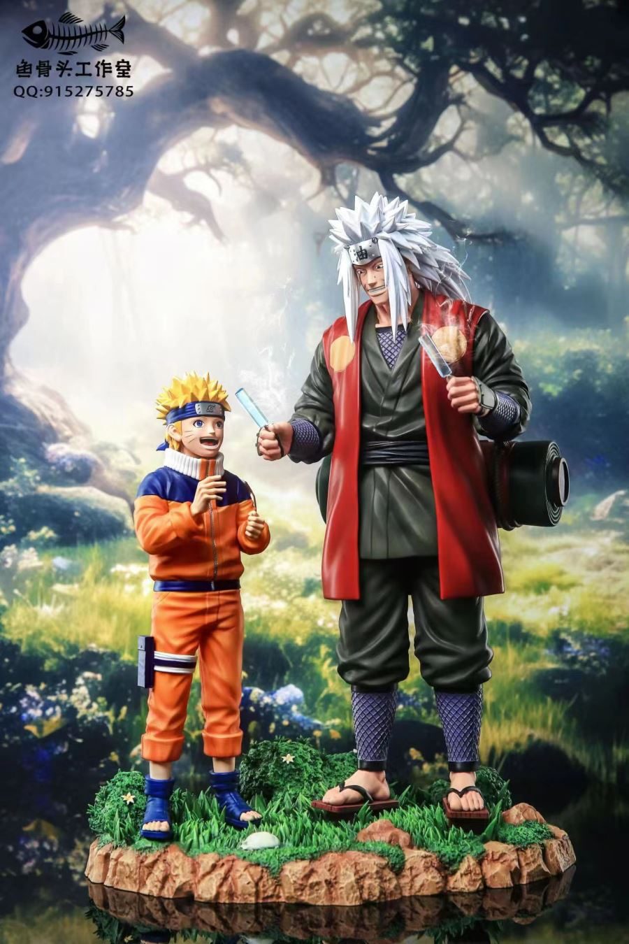 Naruto & Jiraiya – Naruto Shippuden – Fishbone Studio