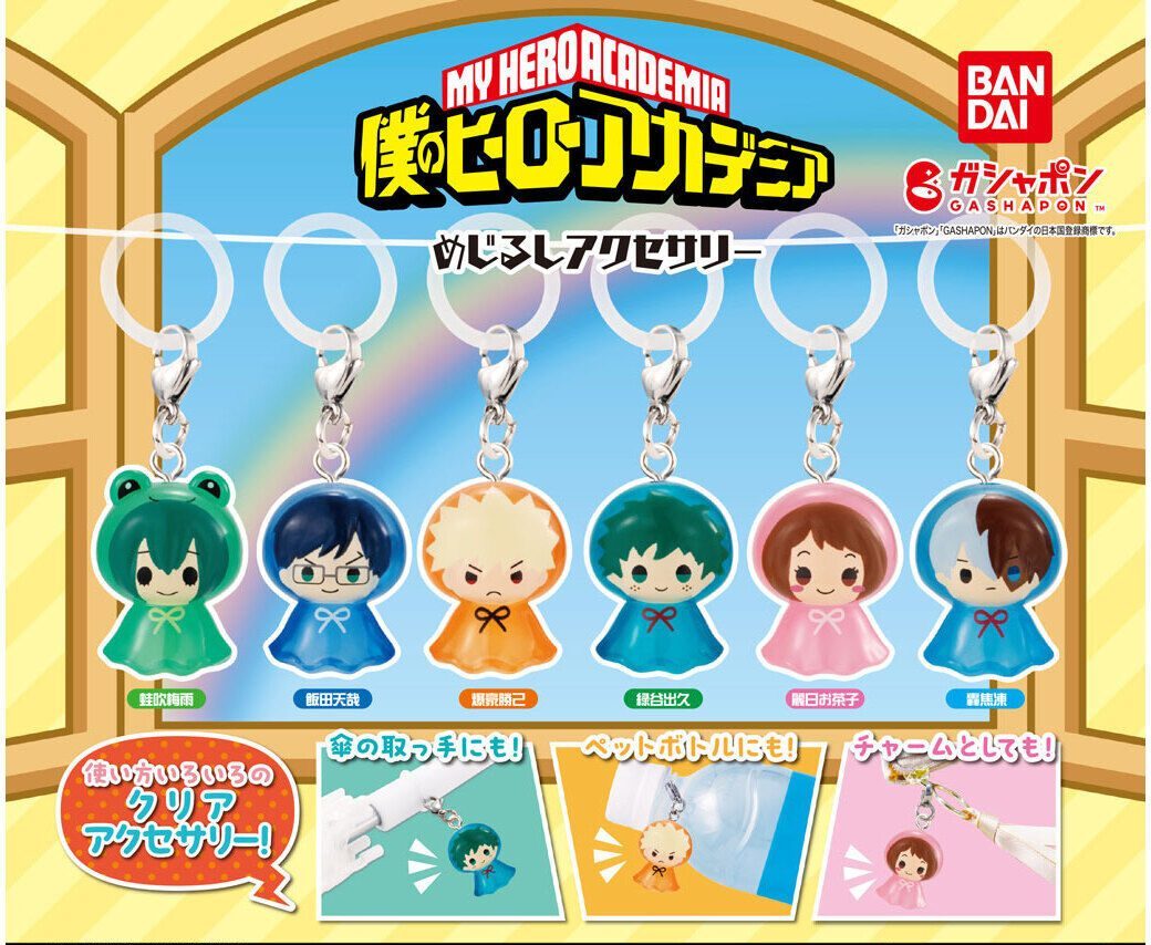 Móc khóa búp bê cầu mưa Boku No Hero Academia – Chính hãng Gashapon Bandai