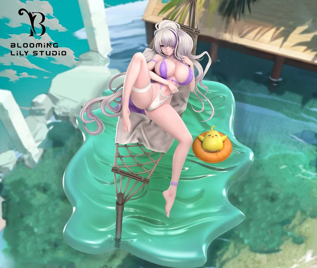 1/6 & 1/4 Scale Sojourn Through Clear Seas Ver. IJN Unzen – Azur Lane Resin Statue – Blooming Lily Studio