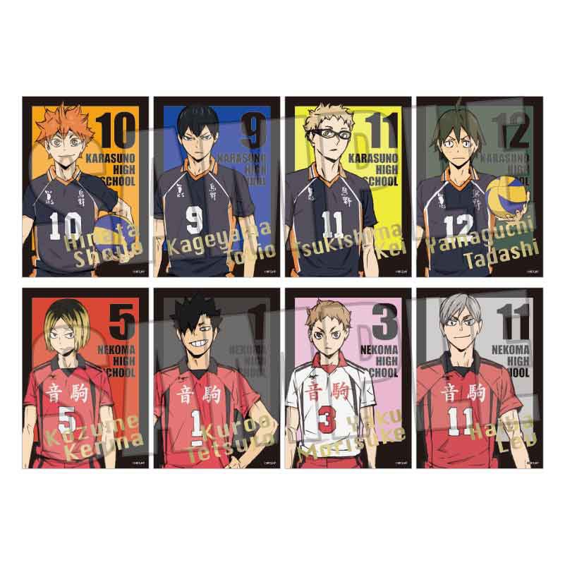 Photo Cards Haikyuu!! : Trading Foil Stamping – Chính hãng Bellhouse