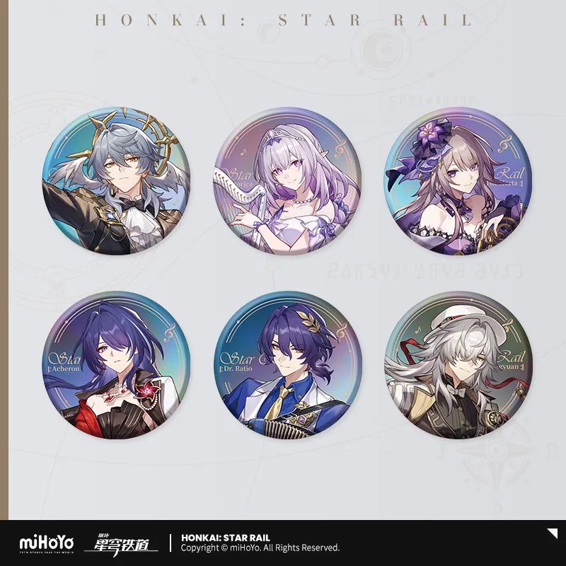 Huy hiệu dòng Star Rail Live – Honkai Star Rail – Chính hãng Mihoyo