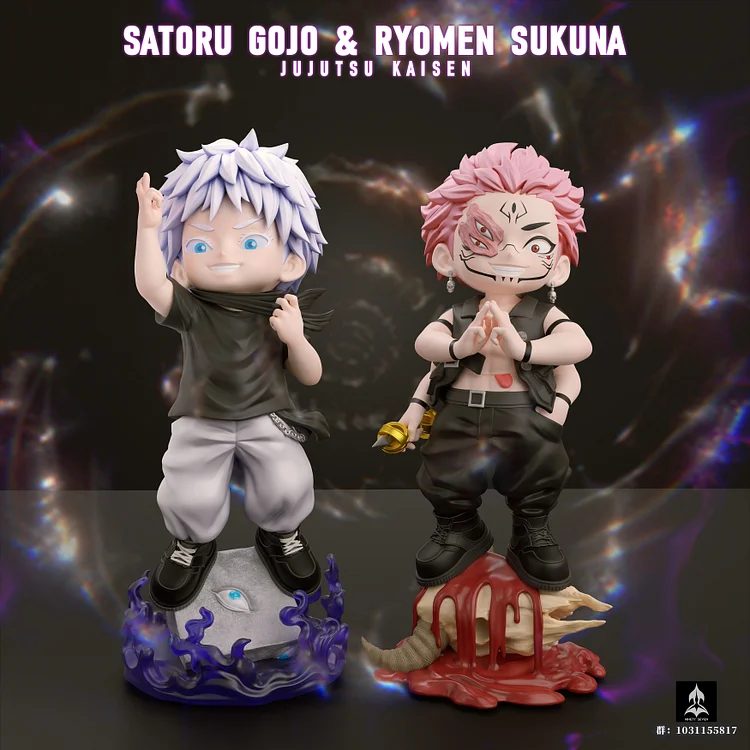 Mô hình chibi Sukuna & Satoru Gojo – Jujutsu Kaisen – NINETY SEVEN Studio 