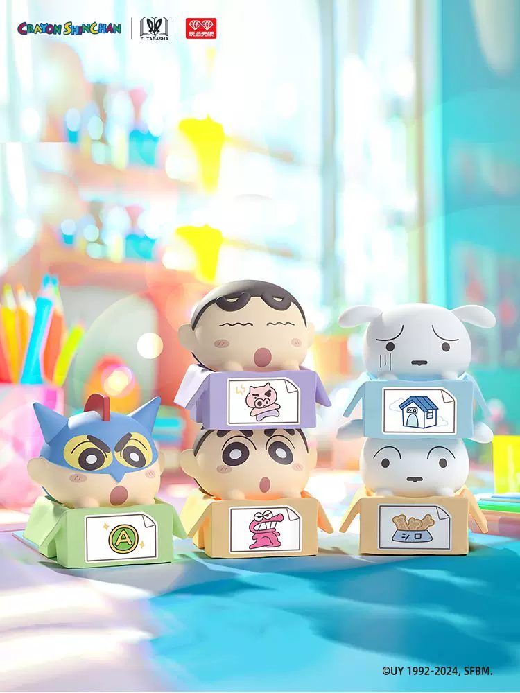 Blindbox mô hình chibi Shin Cậu Bé Bút Chì – Chính hãng Ngoạn Điểm Vô Hạn