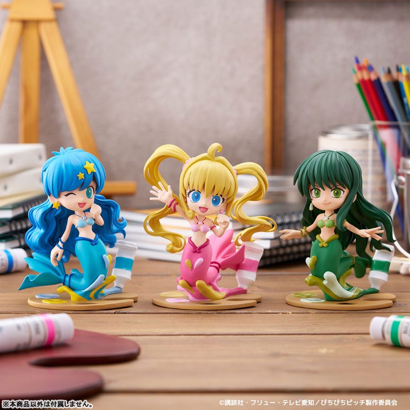 Mô hình Palverse Hanon Hosho & Lucia Nanami & Rina Toin –  Mermaid Melody Pichi Pichi Pitch – Chính hãng Bushiroad Creative