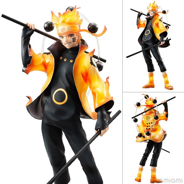 G.E.M. Series Naruto Uzumaki Six Paths Sage Mode 1/8 –  NARUTO Shippuden – MegaHouse