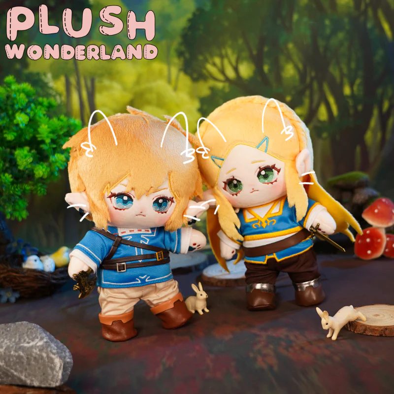 Doll Link & Zelda 20cm – The Legend of Zelda – Chính hãng Plush Wonderland