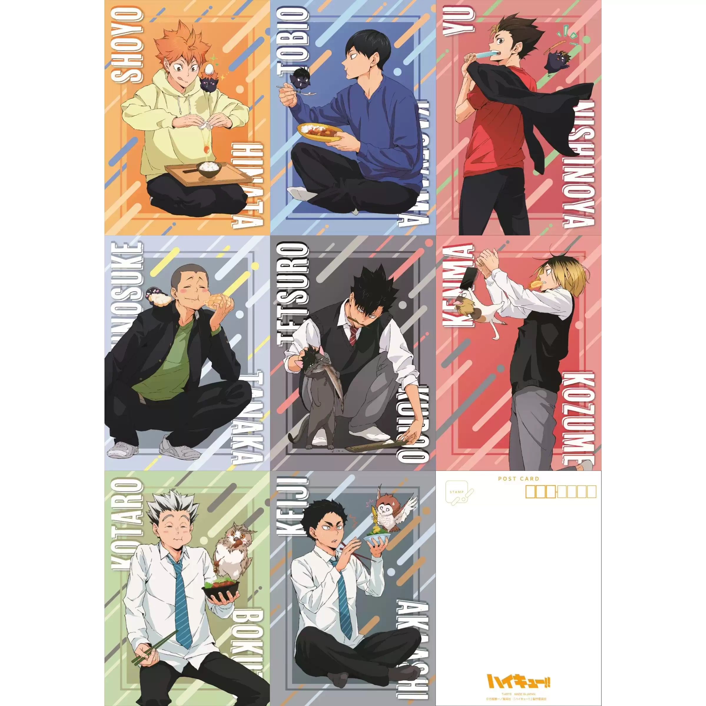 Postcard A5 Haikyuu!! ver Yummy!! – Chính hãng Takara Tomy