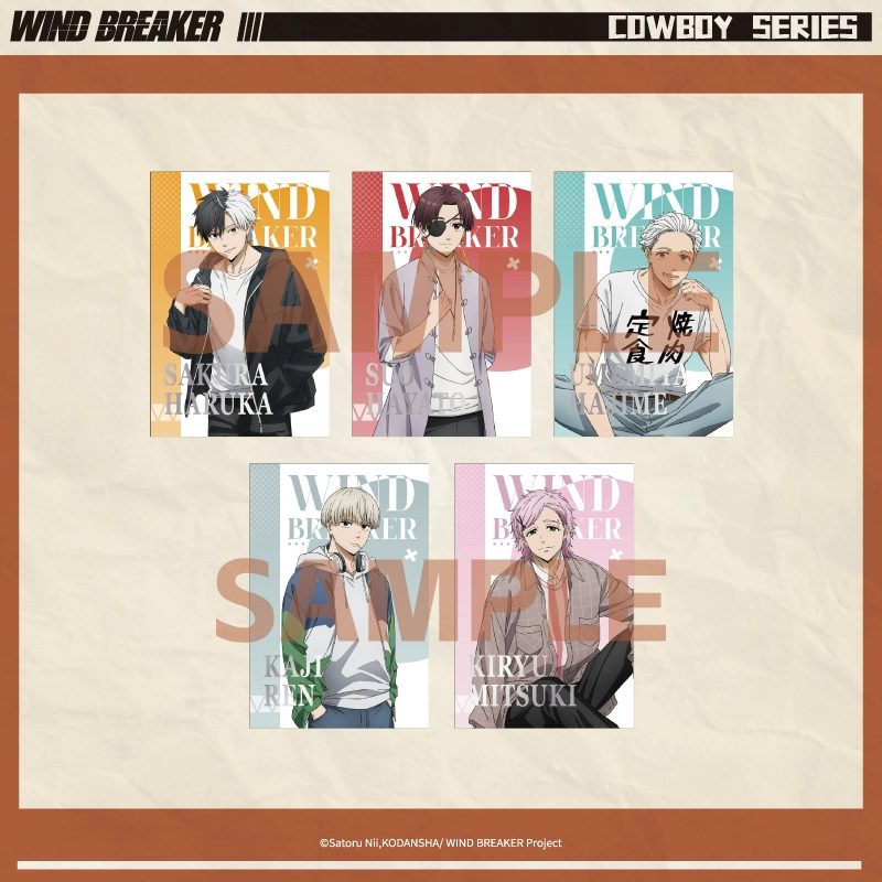 Postcard Wind Breaker phiên bản Cao Bồi Miền Tây – Chính hãng Aniplex