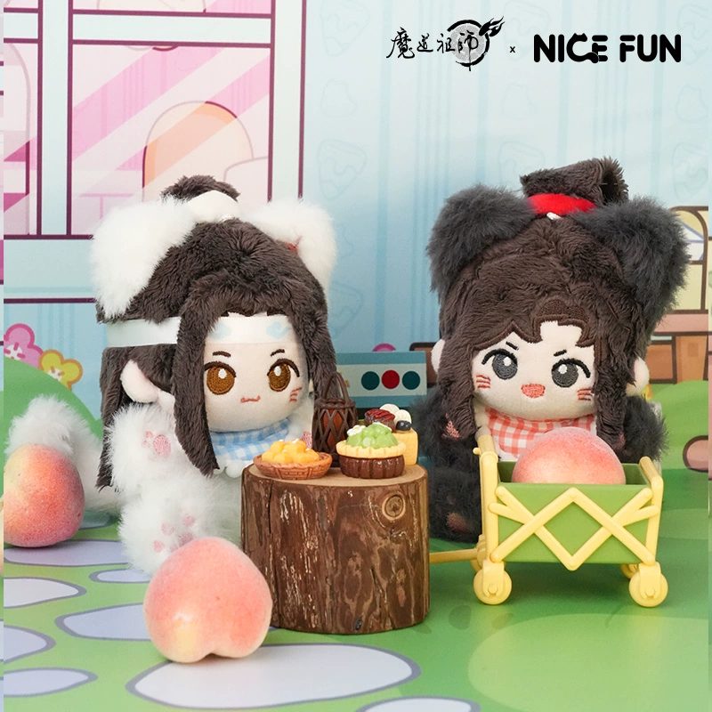 Doll Ngụy Vô Tiện & Lam Vong Cơ ver Mèo Con Dễ Thương – Ma Đạo Tổ Sư – Chính hãng NICE FUN