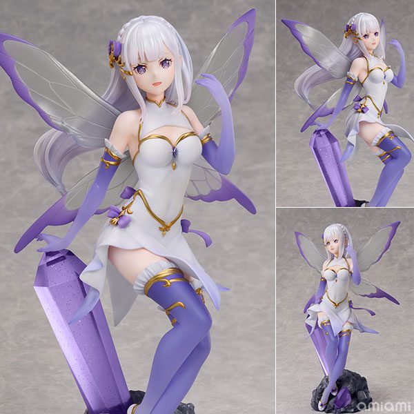 Emilia Jewel Princess 1/7 Re:ZERO -Starting Life in Another World- Chính hãng Elcoco