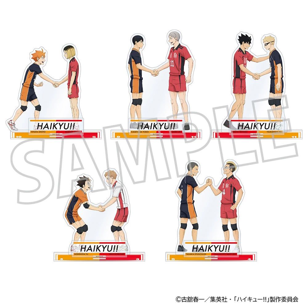 Standee Karasuno vs Nekoma phiên bản Bắt Tay – Haikyuu!! – Chính hãng Movic