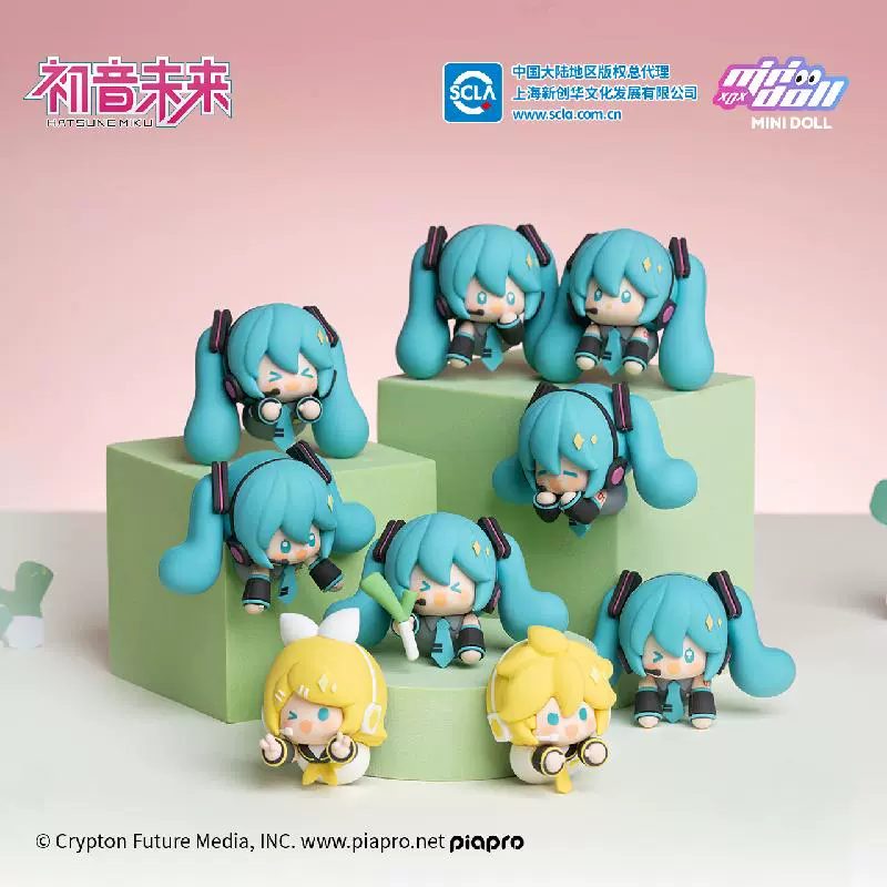 Mô hình nam châm tủ lạnh Hatsune Miku & Rin & Len – Vocaloid – Chính hãng Minidoll