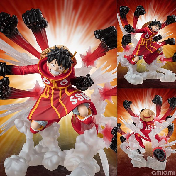 Figuarts ZERO [Super Fierce Battle] Monkey D. Luffy -Gum-Gum Hawk Gatling- One Piece – Bandai Spirits