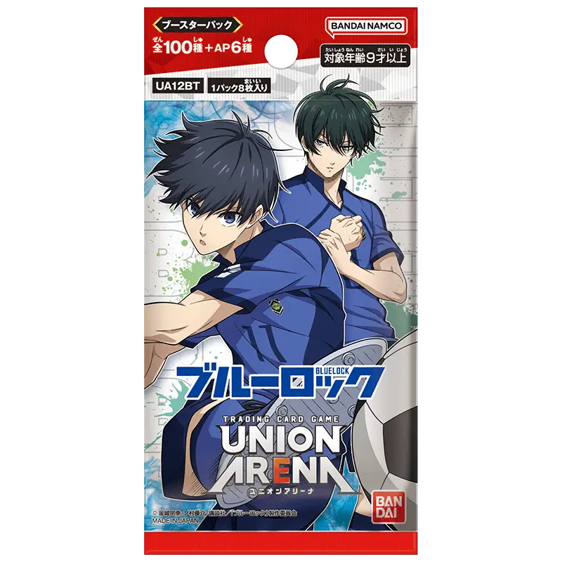 Thẻ bài Blue Lock Booster Pack Card Union Arena – Chính hãng Bandai Namco