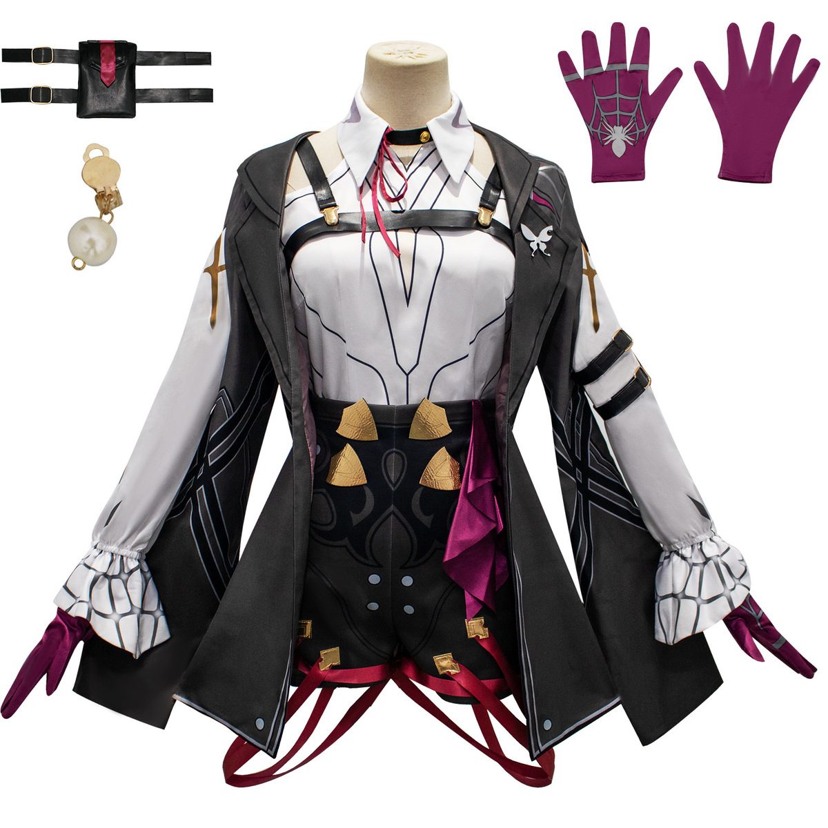 Set trang phục cosplay Kafka – Honkai Star Rail – Chính hãng Tiệm Cosplay Mộng Ảo