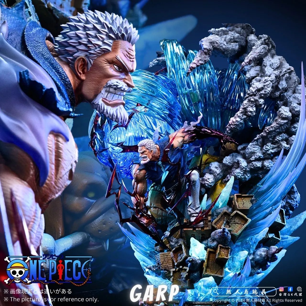 Anh hùng Hải Quân Monkey D. Garp – One Piece – ZZDD Studio