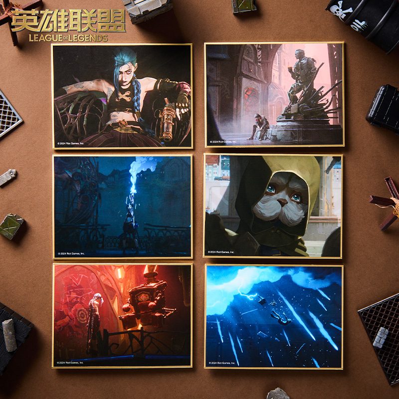 Shikishi phiên bản kỷ niệm Arcane / Trận Chiến 2 Thành Phố – Liên Minh Huyền Thoại – Chính hãng Riot Games