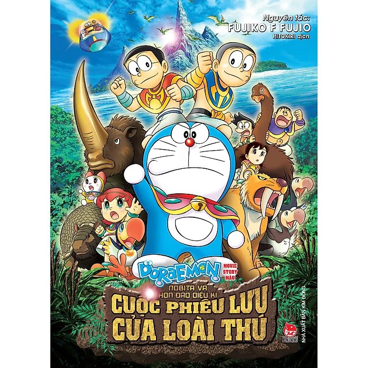 Truyện tranh Doraemon Movie Story Màu: Nobita Và Hòn Đảo Diệu Kì – Cuộc Phiêu Lưu Của Loài Thú – Kim Đồng