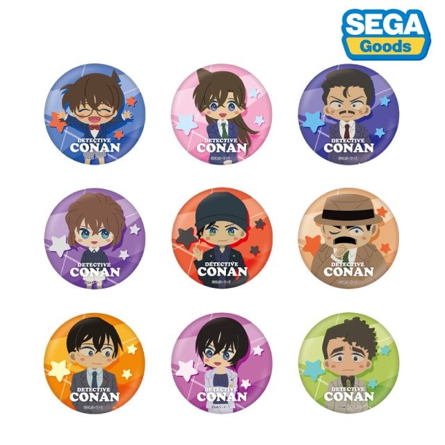 Huy hiệu Detective Conan ver Police Station  Vol.1 – Chính hãng SEGA Goods