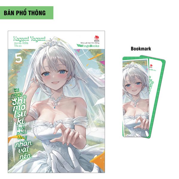 Light novel Cô Nàng Shimotsuki Trót Phải Lòng Nhân Vật Nền – Tập 5 – Tặng Kèm Bookmark – Kim Đồng