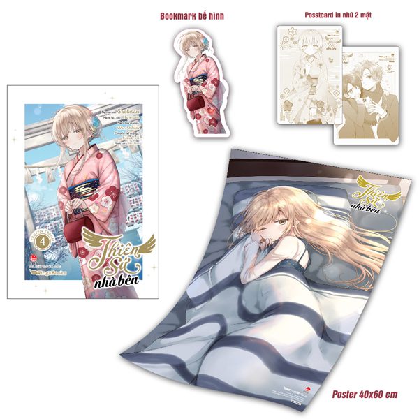 Truyện tranh [Manga] Thiên Sứ Nhà Bên – Tập 4 – Tặng Kèm Bookmark Bế Hình + Postcard In Nhũ 2 Mặt + Poster – Kim Đồng