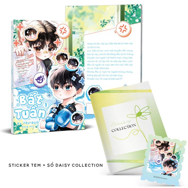 Truyện Bất Tuần – Tập 1 – Tặng Kèm Sổ Daisy Collection + Sticker Tem – Hà Nội