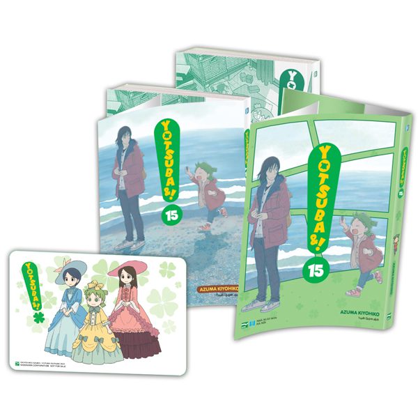 Truyện tranh Yotsuba&! – Tập 15 – Bản Đặc Biệt – Tặng Kèm Card Nhựa + Bìa Áo – Hà Nội