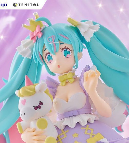 TENITOL Hatsune Miku Yumekawa ver Princess Lavender – Vocaloid – Chính hãng Furyu