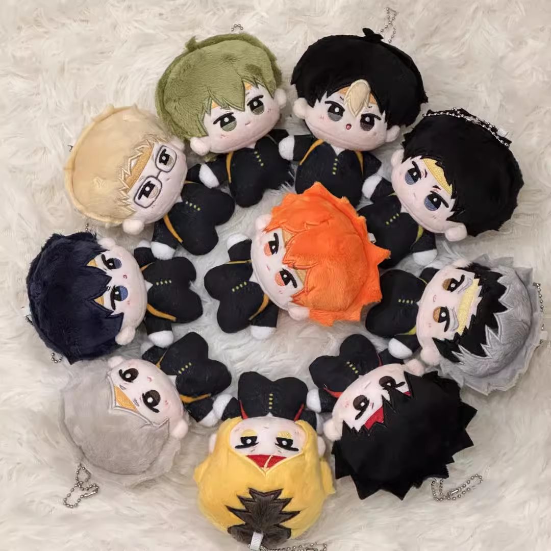 Móc khóa bông nhân vật Haikyuu!! chủ đề Tiểu Đội Cổ Vũ 10cm