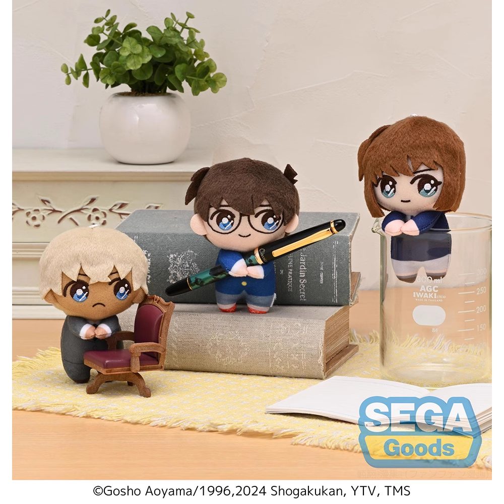 Móc khóa bông Haibara Ai & Amuro Tooru – Thám Tử Lừng Danh Conan – Chính hãng SEGA