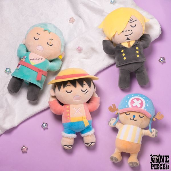 Búp bê nhân vật Luffy & Zoro & Sanji & Chopper – One Piece – Chính hãng Toei