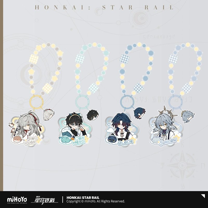 Móc khóa chủ đề Ký Túc Xá Nam Sinh – Honkai Star Rail – Chính hãng Mihoyo