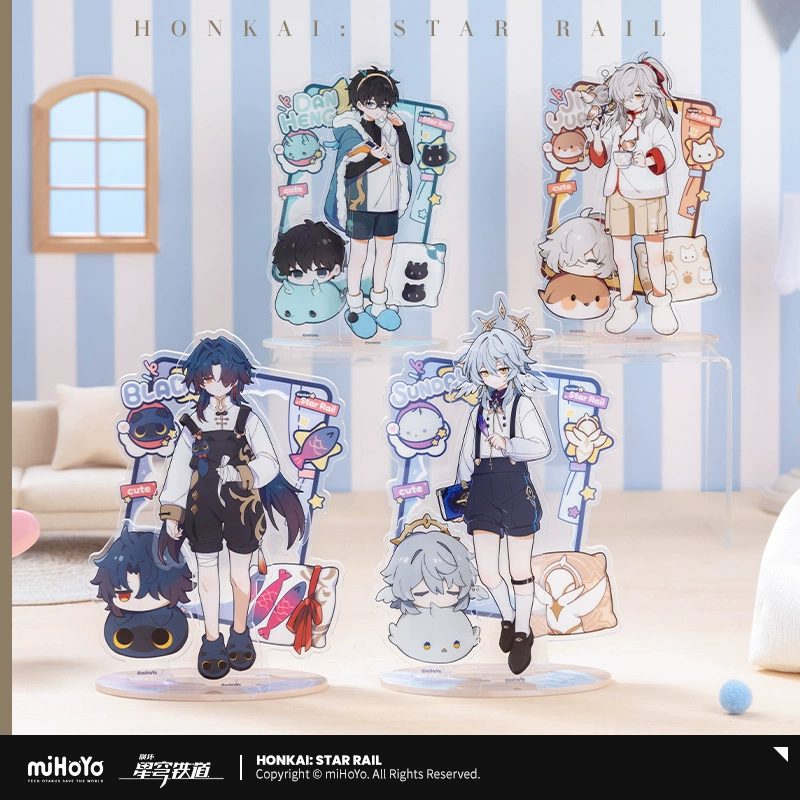 Standee chủ đề Ký Túc Xá Nam Sinh – Honkai Star Rail – Chính hãng Mihoyo