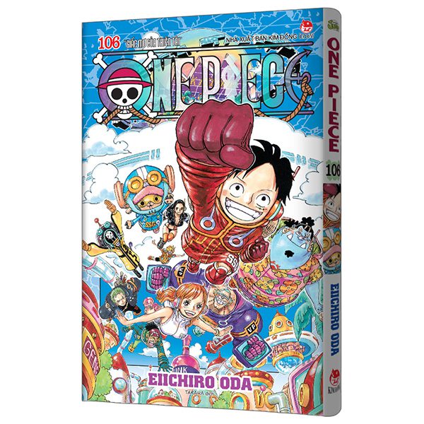 Truyện tranh One Piece – Tập 106 – “Giấc Mơ Của Thiên Tài” – Bản Bìa Áo – Kim Đồng