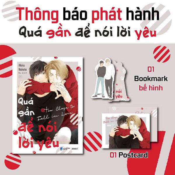 Truyện Quá Gần Để Nói Lời Yêu – Too Close To Fall In Love – Tặng Kèm Bookmark + Postcard – Dân Trí