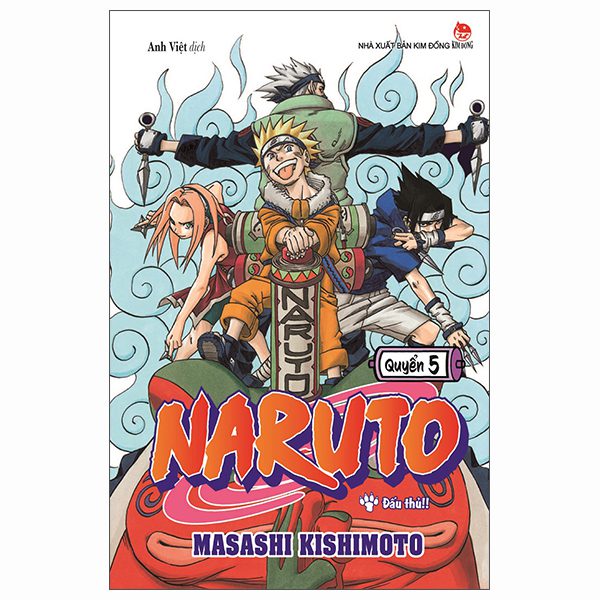 Truyện tranh Naruto – Tập 5 – Đấu Thủ!! (Tái Bản 2025) – Kim Đồng