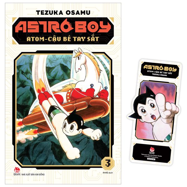 Truyện tranh Astro Boy – Atom Cậu Bé Tay Sắt – Tập 3 – Tặng Kèm Bookmark – Kim Đồng