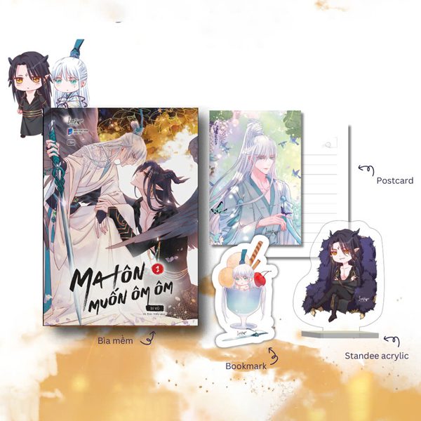 Truyện Ma Tôn Muốn Ôm Ôm – Tập 1 – Bản Đặc Biệt – Tặng Kèm Bookmark + Postcard Bồi Cứng + Standee – Dân Trí