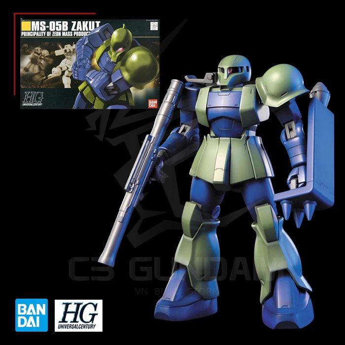 HGUC 064 1/144 MS-05B Zaku I – Chính hãng Bandai